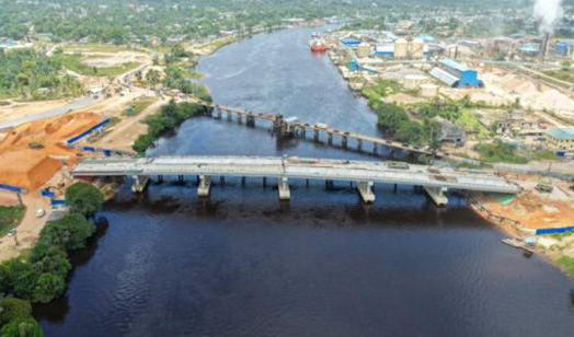 The New Mackenzie-Wisma Bridge in Guyana